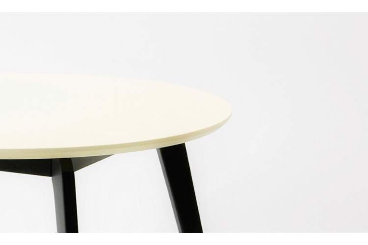 Стол Arki К 90 чёрный/слоновая кость-5