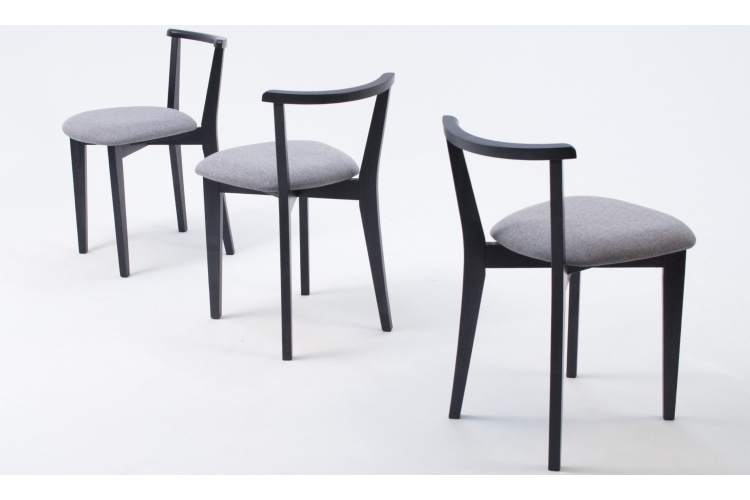 Стул Франк ПМ чёрный/серый-7