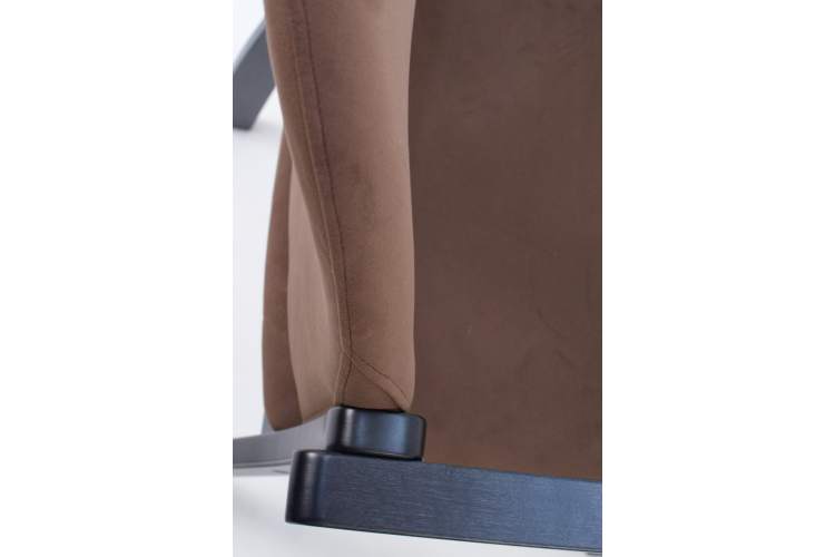 Стул-кресло Джуно 2.0 чёрный/коричневый-4