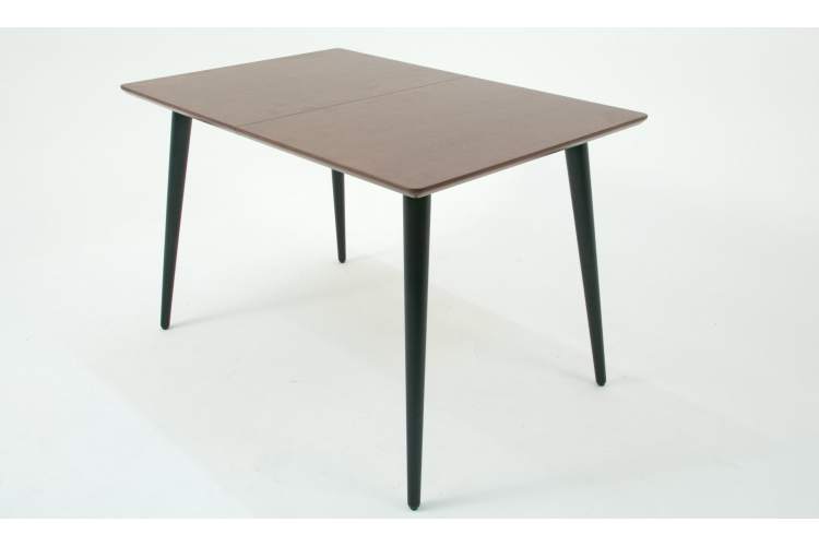 Стол Монте 120 чёрное дерево/орех-4