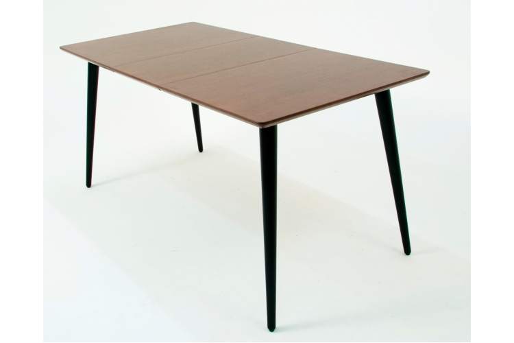 Стол Монте 120 чёрное дерево/орех-11