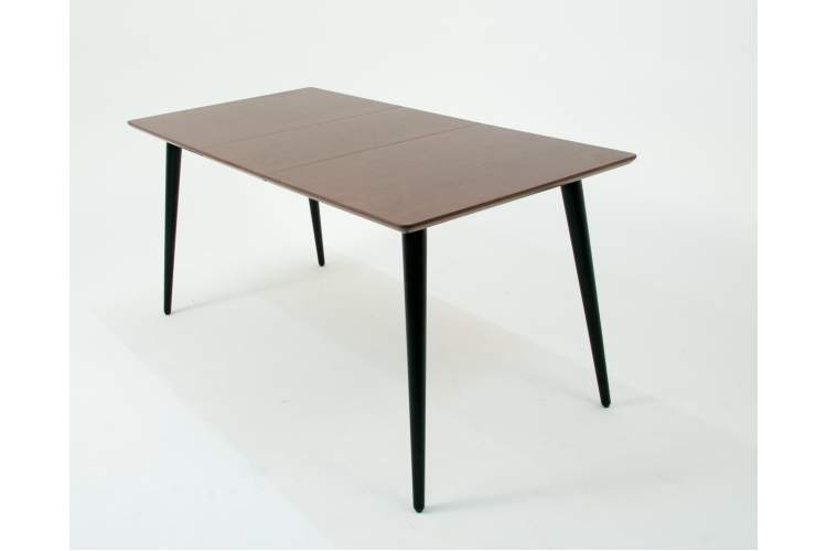 Стол Монте 120 чёрное дерево/орех-1