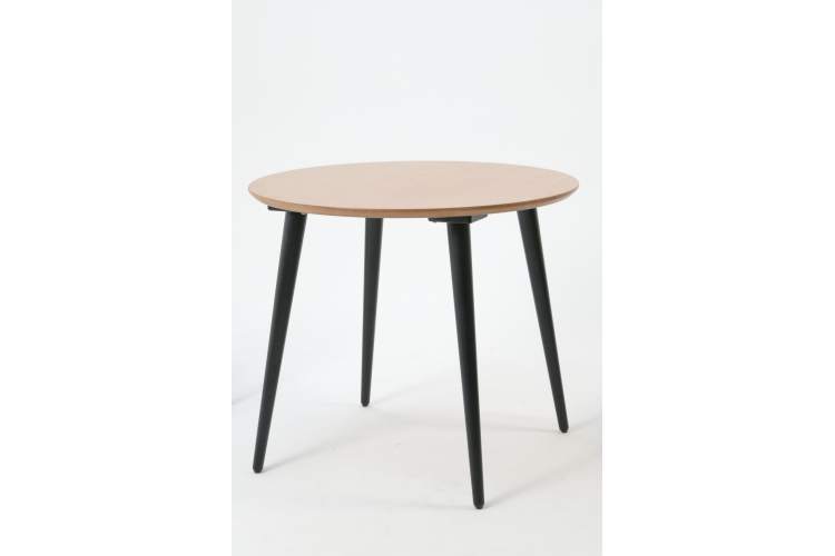 Стол Монте К 90 чёрное дерево/натур-5