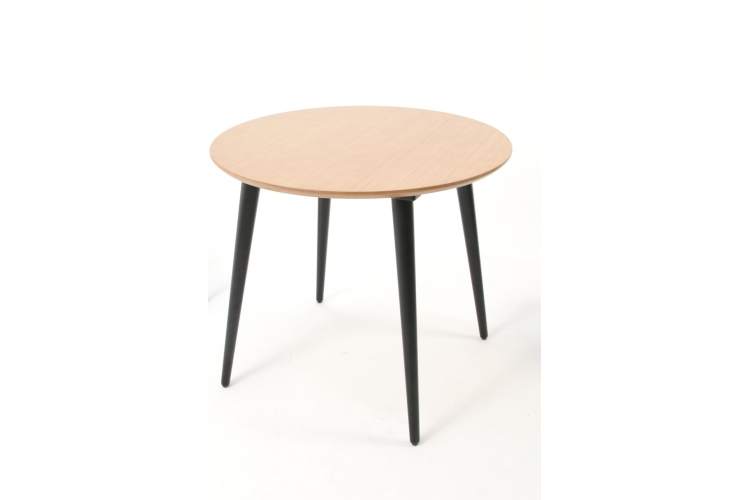 Стол Монте К 90 чёрное дерево/натур-7