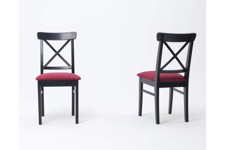 Стул Ингольф ПМ чёрный/красный-1