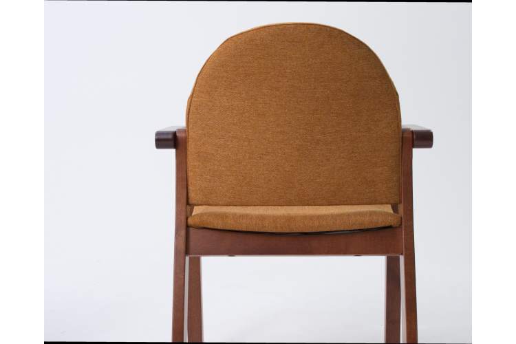Стул-кресло Джуно 2.0 орех/карри-10