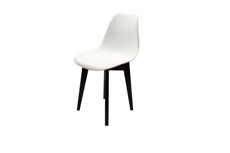 Стул Сашш чёрный /белый