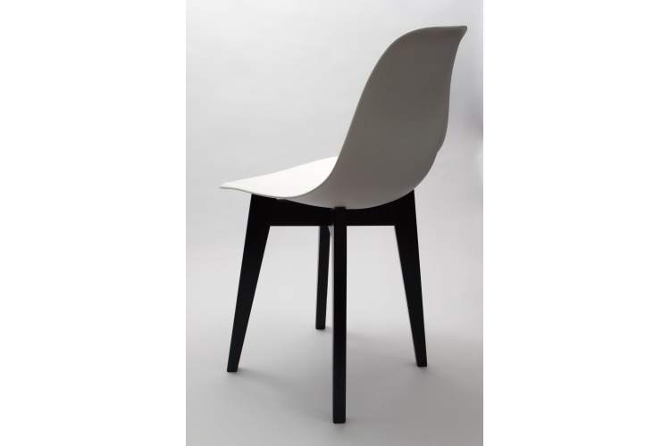 Стул Сашш чёрный /белый-7