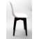 Стул Сашш чёрный /белый