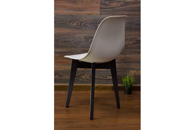 Стул Сашш чёрный /белый-15