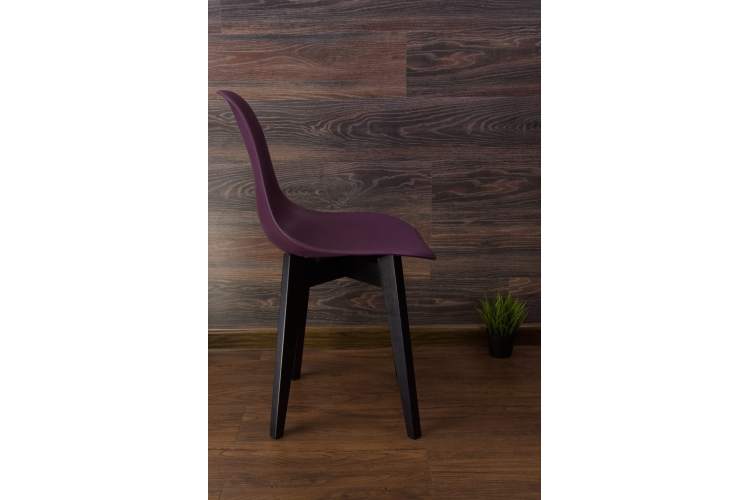 Стул Сашш чёрный /фиолетовый-2