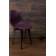 Стул Сашш чёрный /фиолетовый