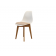 Стул Сашш натур /белый, бежевый
