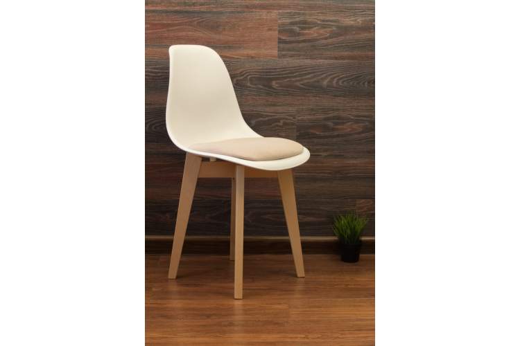 Стул Сашш натур /белый, бежевый-1