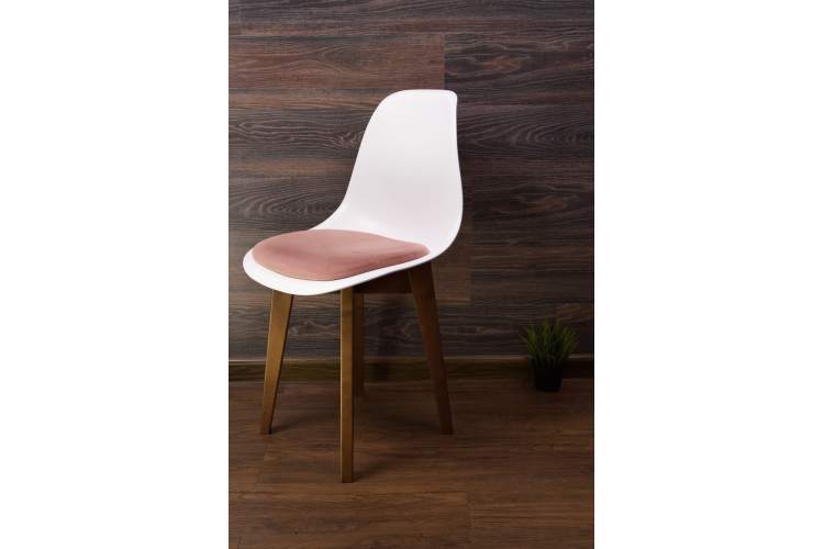 Стул Сашш орех /белый, розовый-7