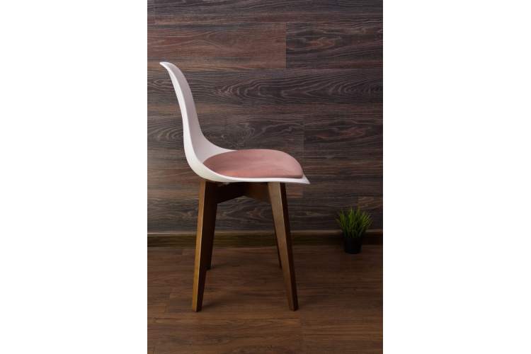 Стул Сашш орех /белый, розовый-2