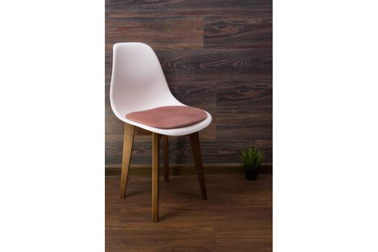 Стул Сашш орех /белый, розовый-1