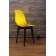 Стул Сашш чёрный /жёлтый