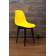 Стул Сашш чёрный /жёлтый