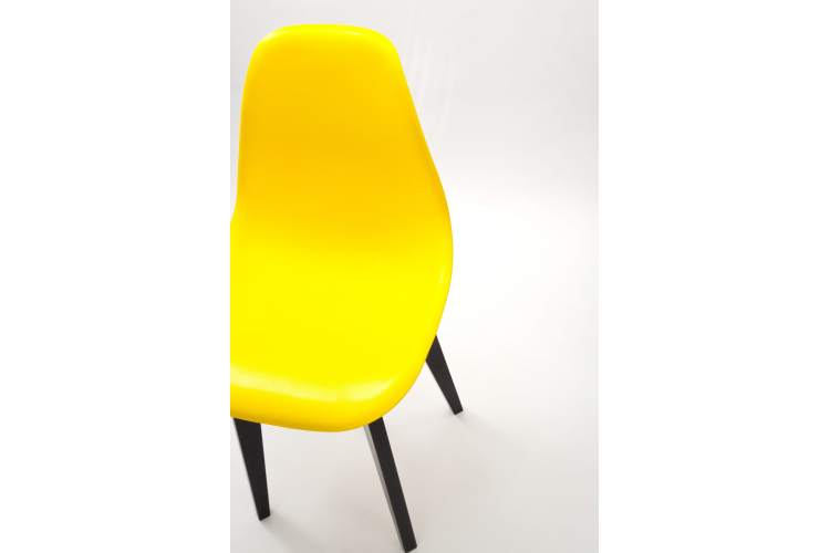 Стул Сашш чёрный /жёлтый-9