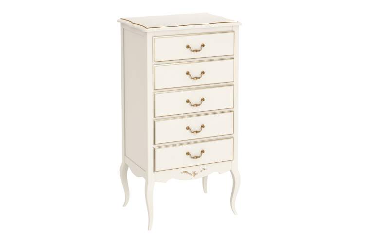 Комод Малонн Ави 5 ящиков Белый-1