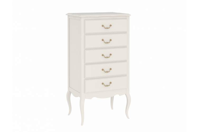 Комод Малонн Ави 5 ящиков Белый