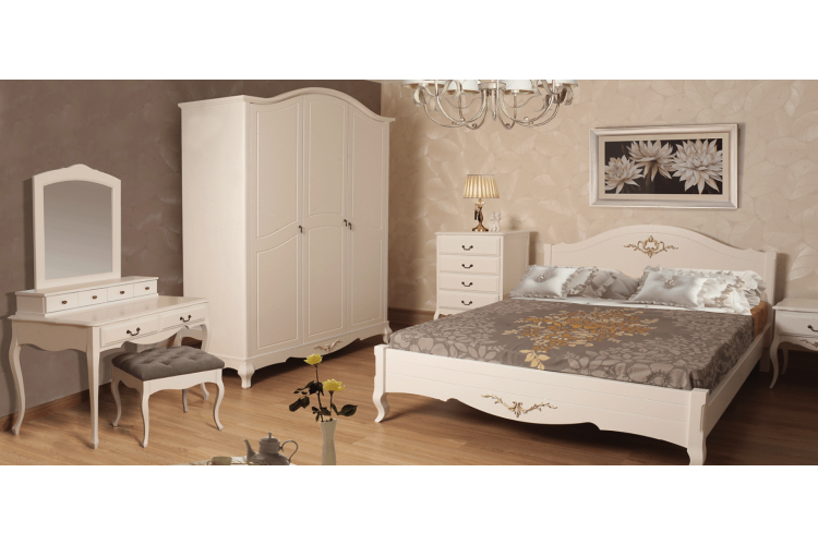 Кровать Малонн Ави Белый-1