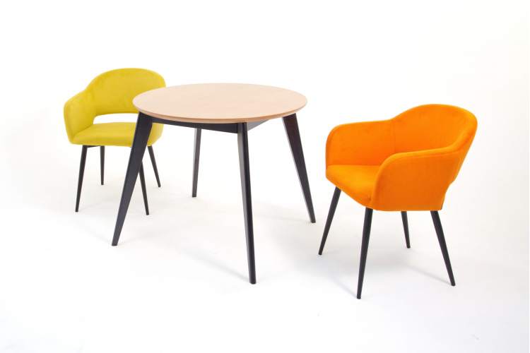 Стул Пичч чёрный / оранжевый-14