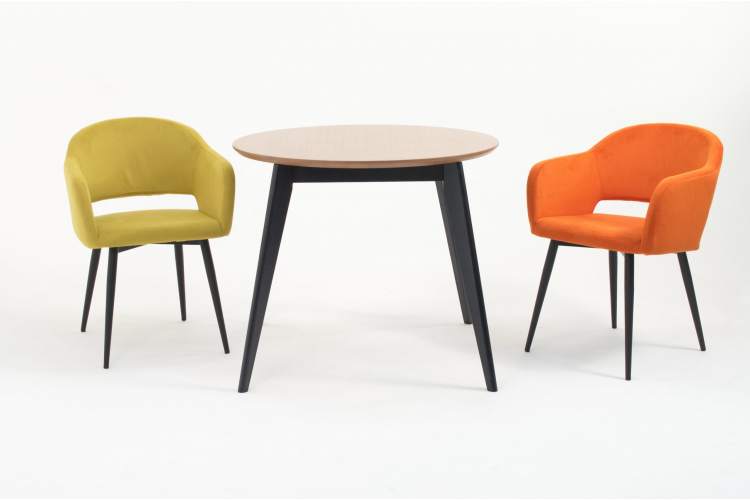 Стул Пичч чёрный / оранжевый-13