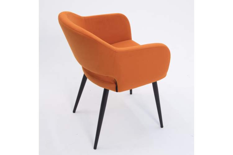 Стул Пичч чёрный / оранжевый-1
