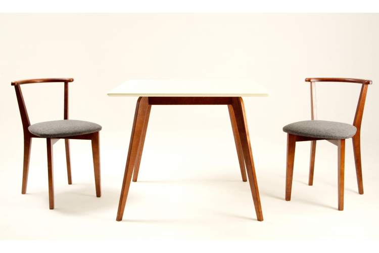 Стол Arki М 100 орех/слоновая кость-7