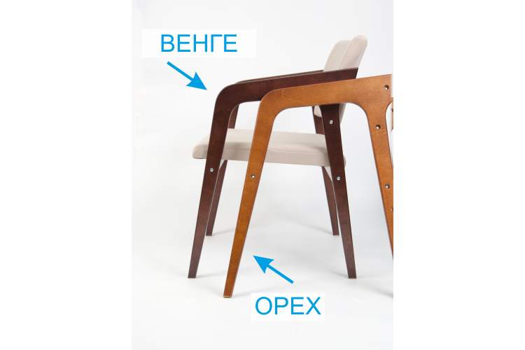 Стул-кресло Шадди венге/бежевый-10