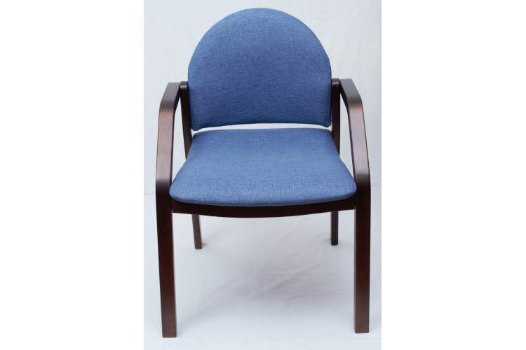 Стул-кресло Джуно 2.0, Темныйорех/ Синий-1
