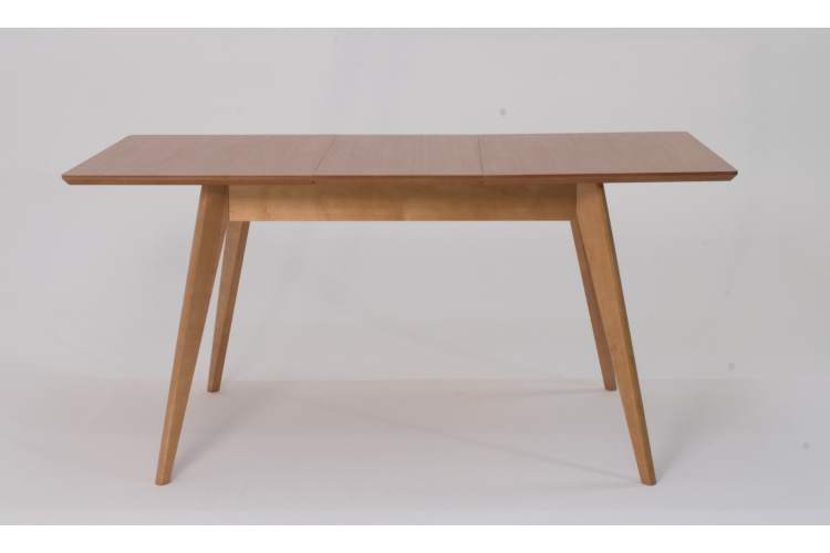 Стол Сканди 120 натур со стульями Франк натур велюр бежевый-8