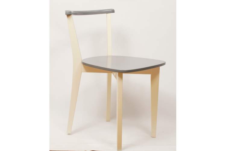 Стул Франк Ж, Серый/Слоновая кость-2