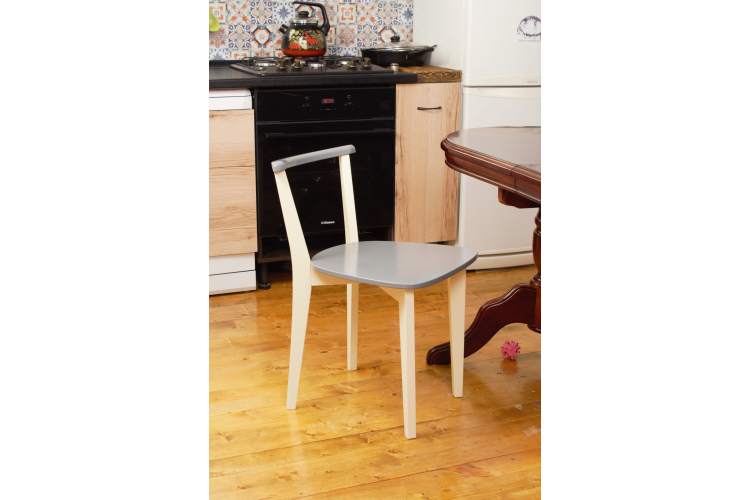 Стул Франк Ж, Серый/Слоновая кость-8