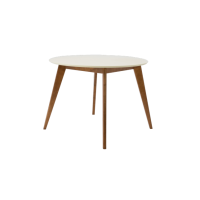Стол Сканди К 100, Орех/Слоновая кость