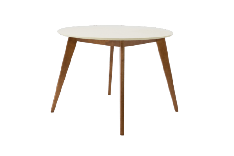Стол Сканди К 100, Орех/Слоновая кость
