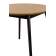 Стол Сканди К 100, Венге/Натуральное дерево