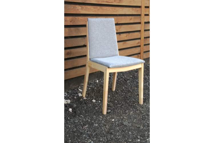 Стул Твит, Натуральное дерево/Серый-1