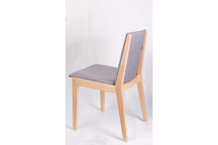 Стул Твит, Натуральное дерево/Серый-6