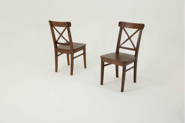 Стол Монте М 90 орех со стульями Ингольф орех-4