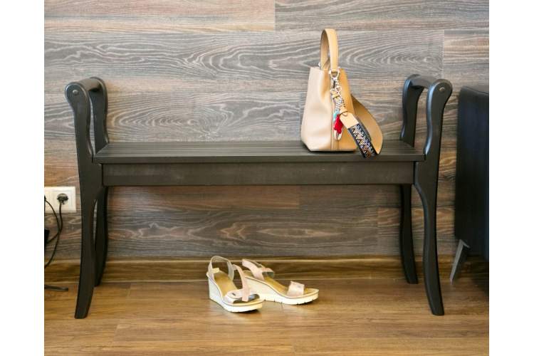 Банкетка с подлокотниками Лулу, венге-9