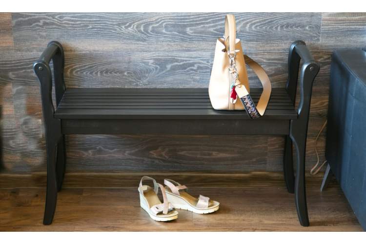 Банкетка с подлокотниками Лулу, венге-4