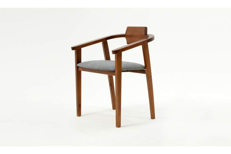 Стул-кресло Челси ПМ орех/графит-1