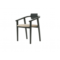 Стул-кресло Челси ПМ чёрный/бежевый