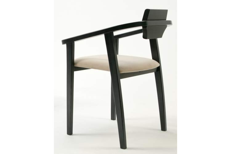 Стул-кресло Челси ПМ чёрный/бежевый-2