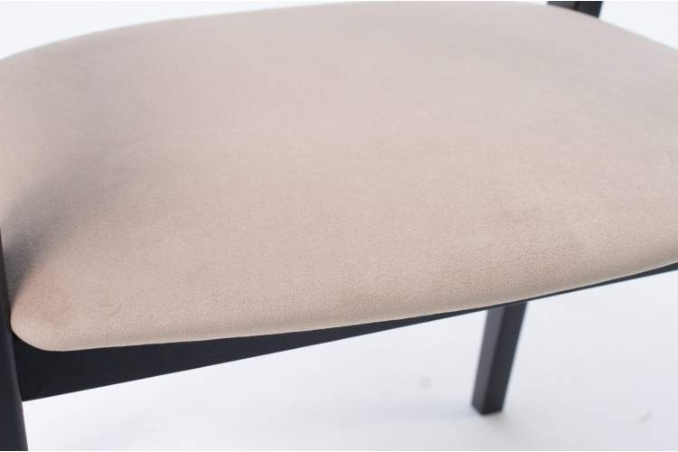 Стул-кресло Челси ПМ чёрный/бежевый-9