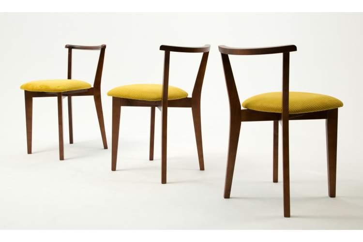 Стул Франк ПМ орех/жёлтый-5