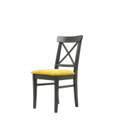 Стул Ингольф ПМ чёрный/жёлтый